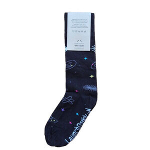 Sock Club cotton Launch Darkly Galactic Socks Black A001829